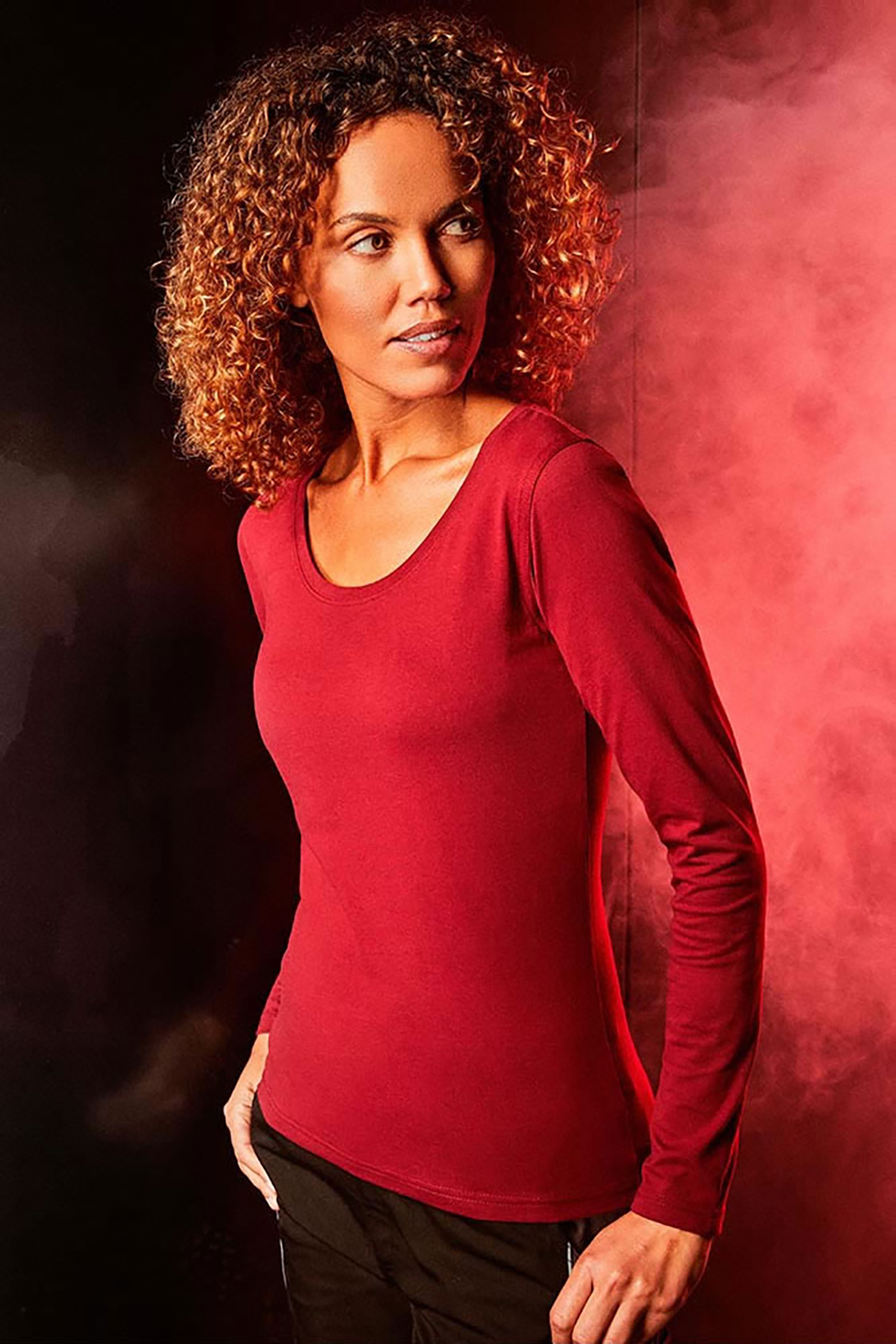 4095-Model Women´s T-Shirt Longsleeve Promodoro 4095
