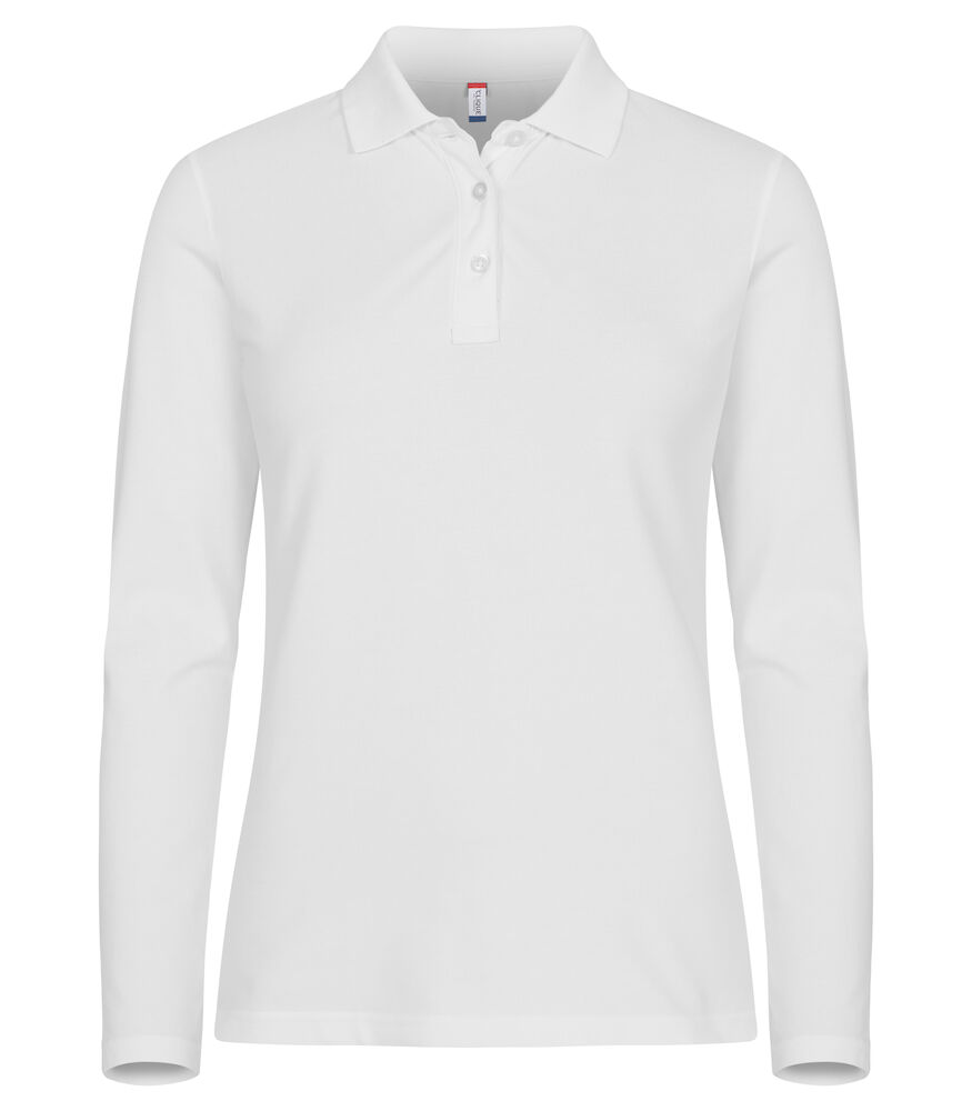 CLIQUE Stretch Premium Polo L/S Women 028263 CLIQUE Stretch Premium Polo L/S Women 028263