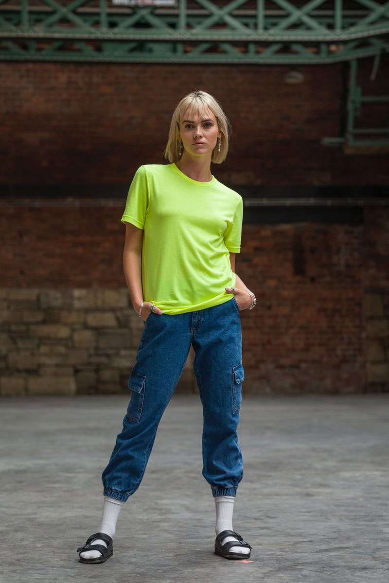 JT004-electric-yellow-Model Electric Tri-Blend T AWDis JT004