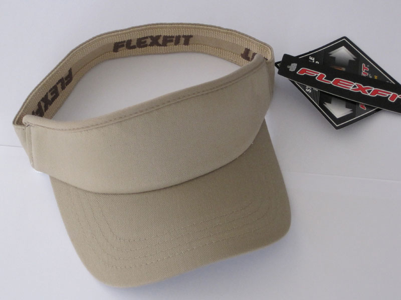FlexfitSunvisor_khaki khaki