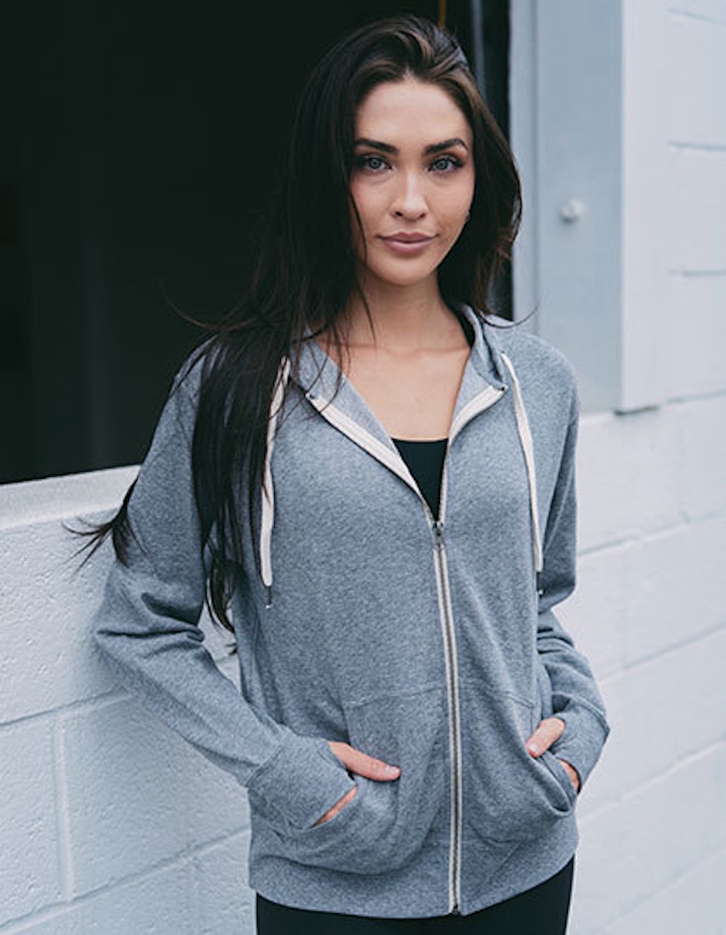 Unisex Midweight French Terry Zip Hood Independent NP354 Unisex Midweight French Terry Zip Hood Independent NP354