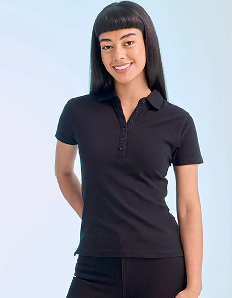 Women´s Short Sleeved Stretch Polo Skinnifit SK042 Women´s Short Sleeved Stretch Polo Skinnifit SK042