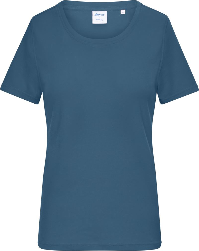 Damen Bio Feinripp T-Shirt James&Nicholson JN8039 Damen Bio Feinripp T-Shirt James&Nicholson JN8039