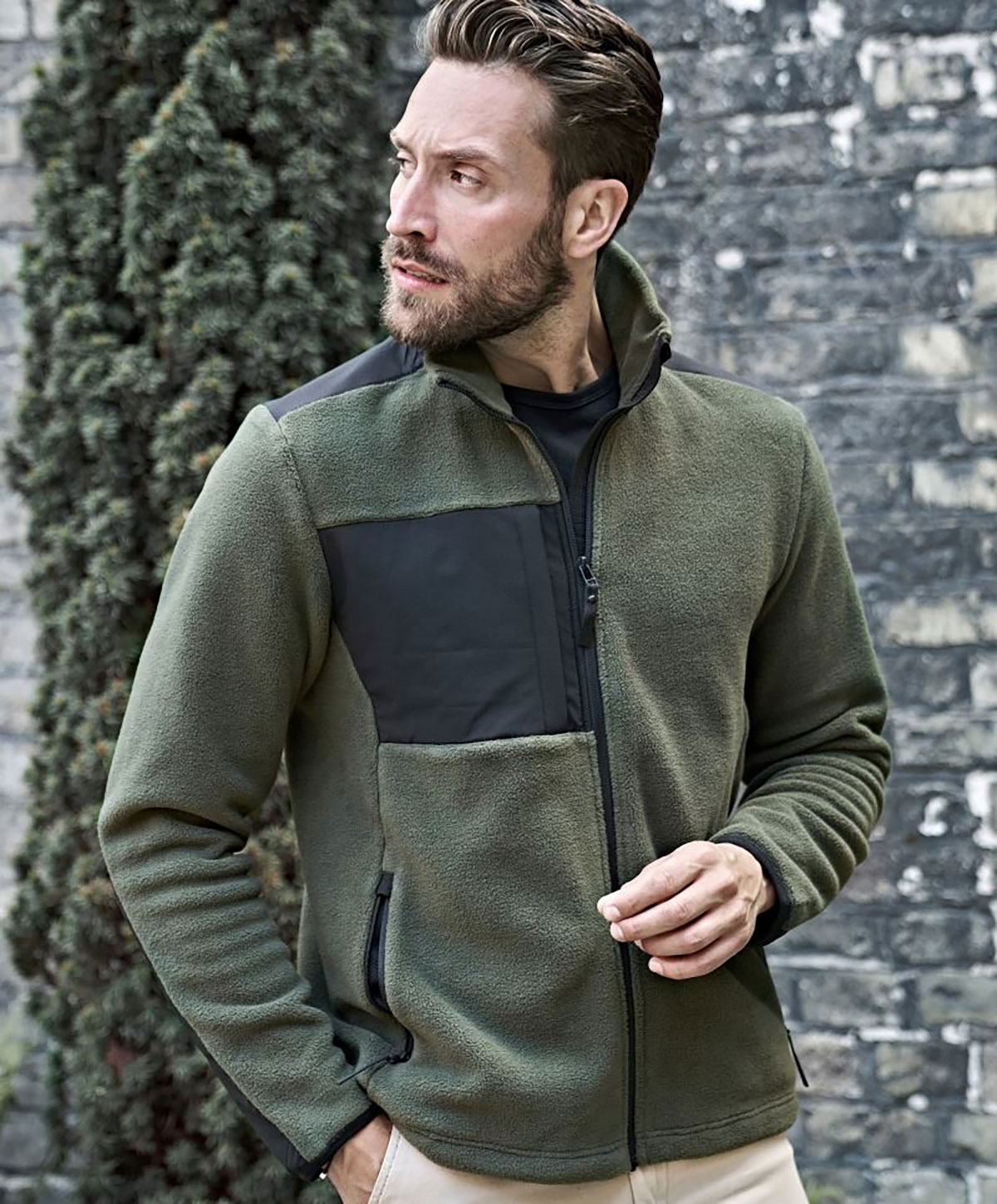 9120-foto Herren Fleece Jacke Mountain Tee Jays 9120