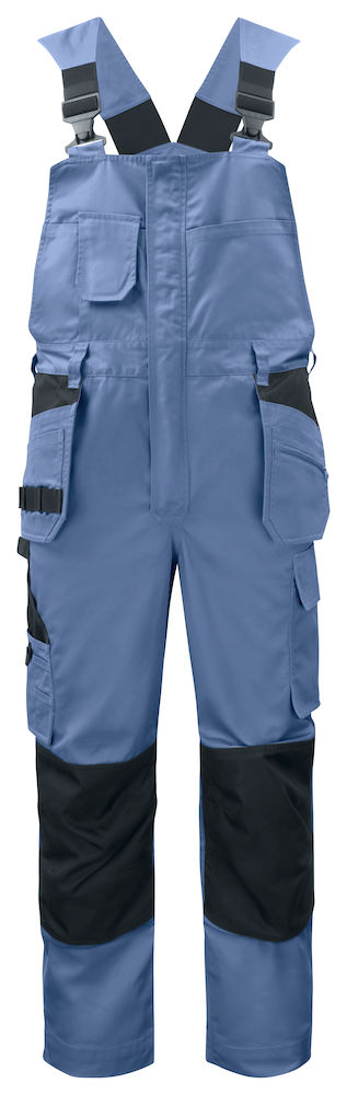 5630-sykblue ProJob 5630 Latzhose mit Knieverstärkung und Hängetaschen