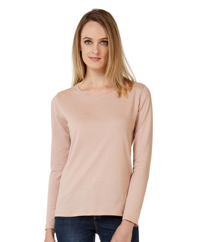 B-C150LSLW-foto Ladies' T-Shirt longsleeve B&C #E150 LSL BCTW06T
