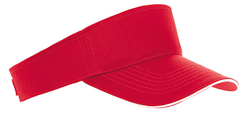 Visor-Ace-red-white red-white