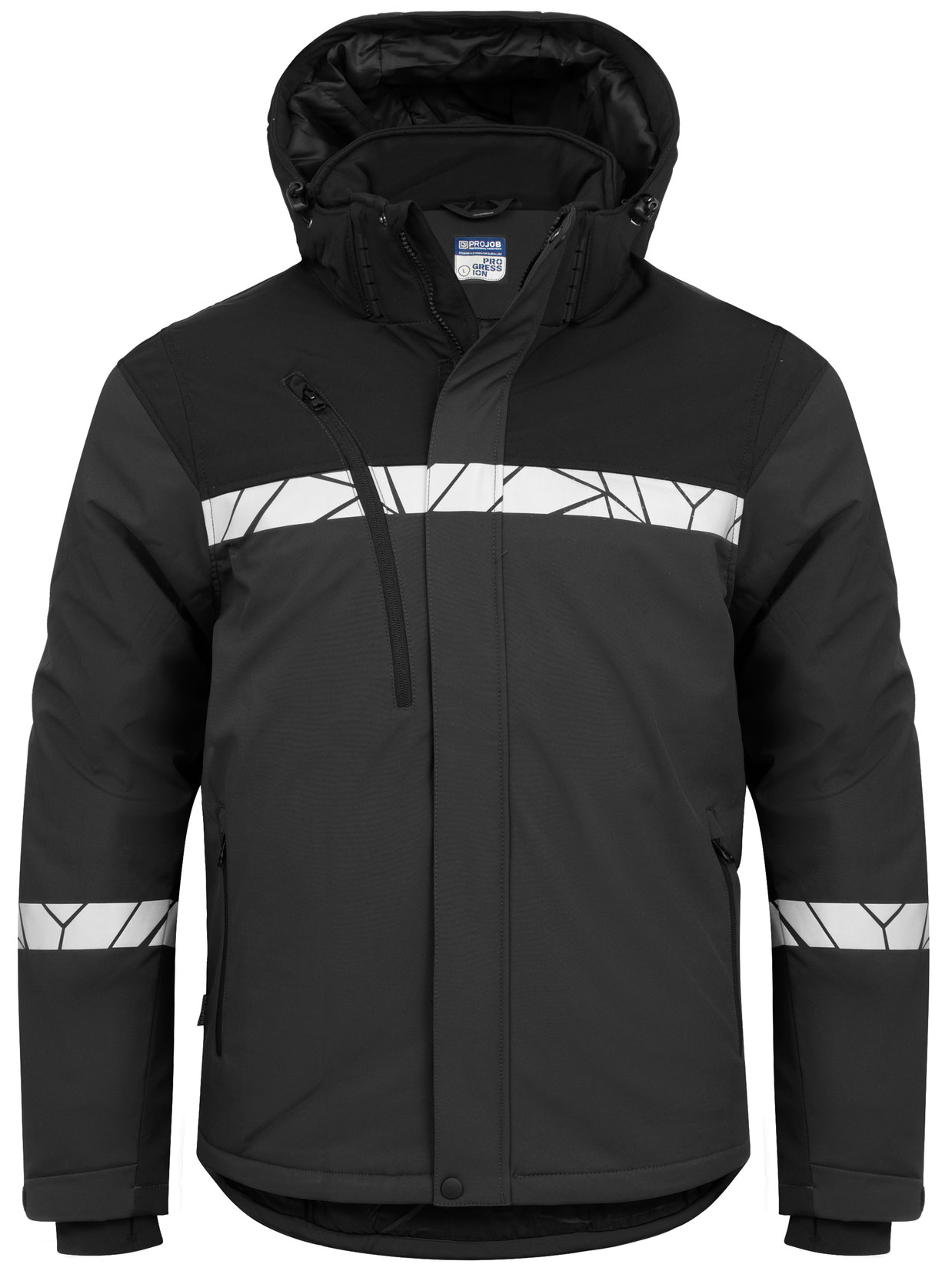 Wattierte Softshell Jacke ProJob 7413