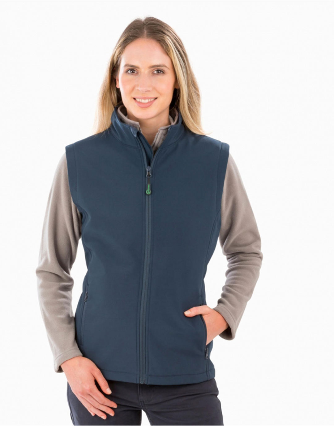 r902f_965_33__147447_l Womens Recycled 2-Layer Printable Softshell Bodywarmer Result R902F