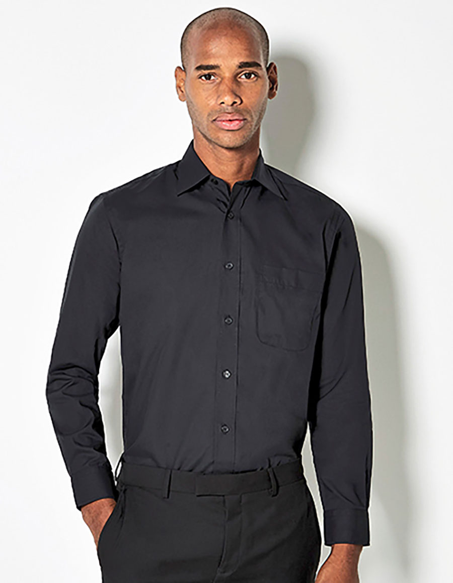 Men`s Classic Fit Business Shirt Long Sleeve Kustom Kit K104 Men`s Classic Fit Business Shirt Long Sleeve Kustom Kit K104