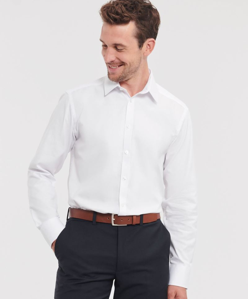 Russell Herringbone Hemd langarm 962M Russell Herringbone Hemd langarm 962M