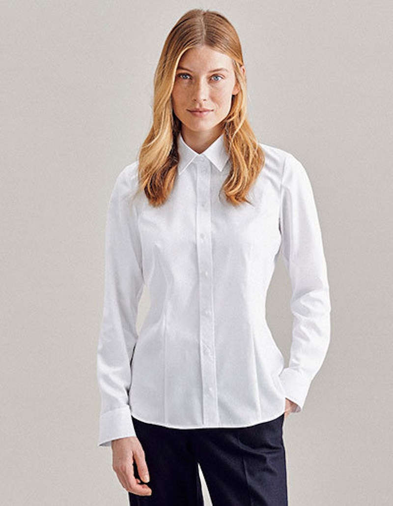 Women´s Blouse Regular Fit Oxford Longsleeve Seidensticker 080660