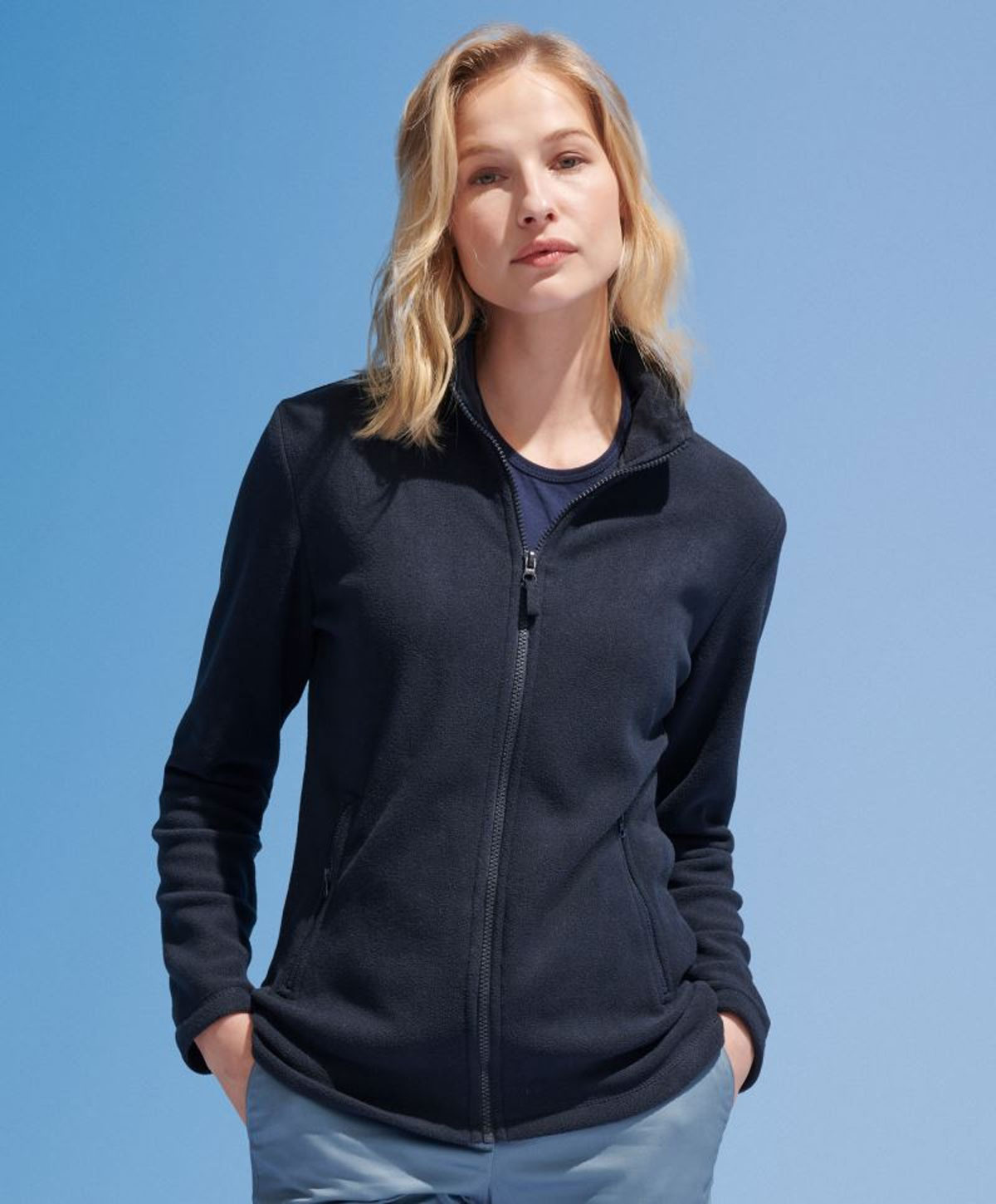 Norman-W-foto Damen Fleece Jacke Norman Sol's 2094