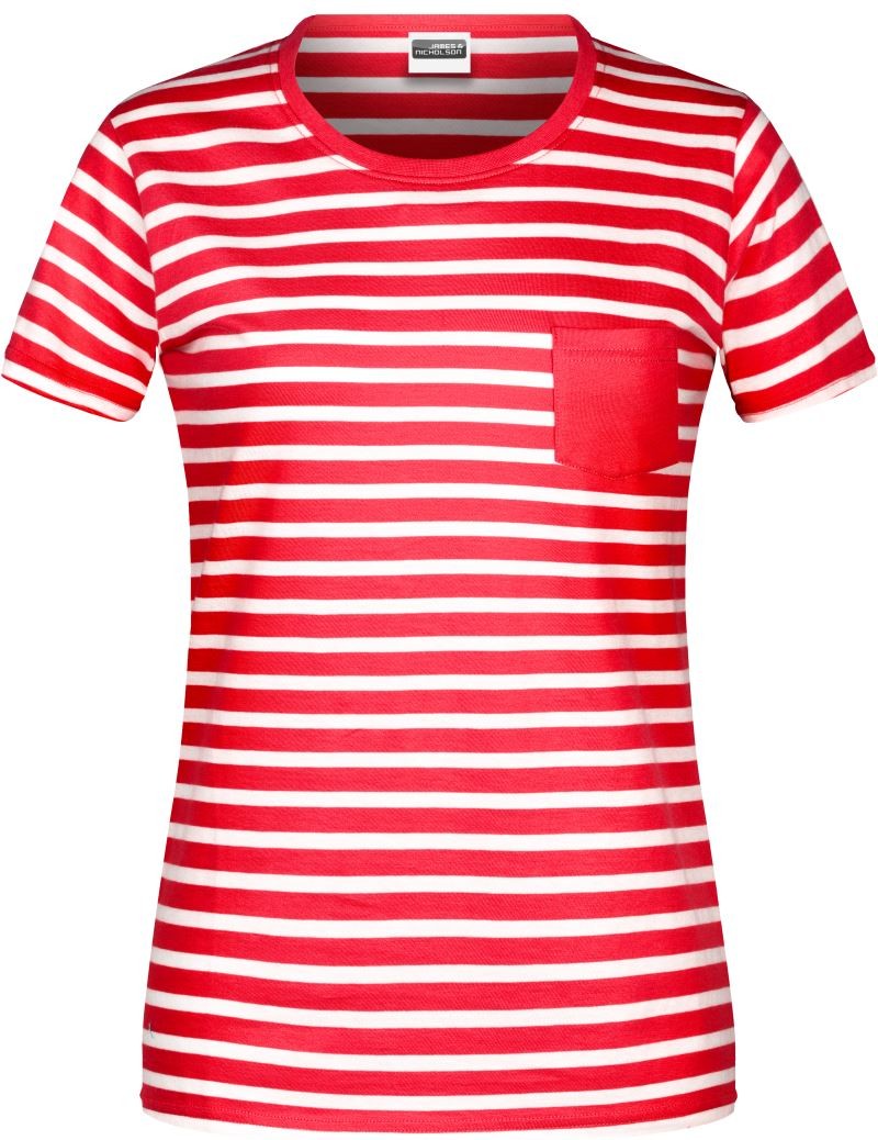 Ladies' T-Shirt Striped JN8027