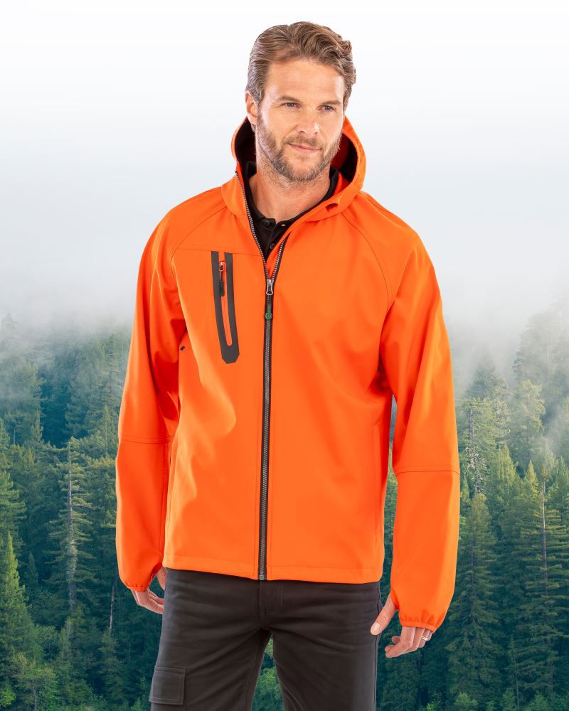 Unisex 3-Lagen Kapuzen Softshell Jacke Result R909X Unisex 3-Lagen Kapuzen Softshell Jacke Result R909X