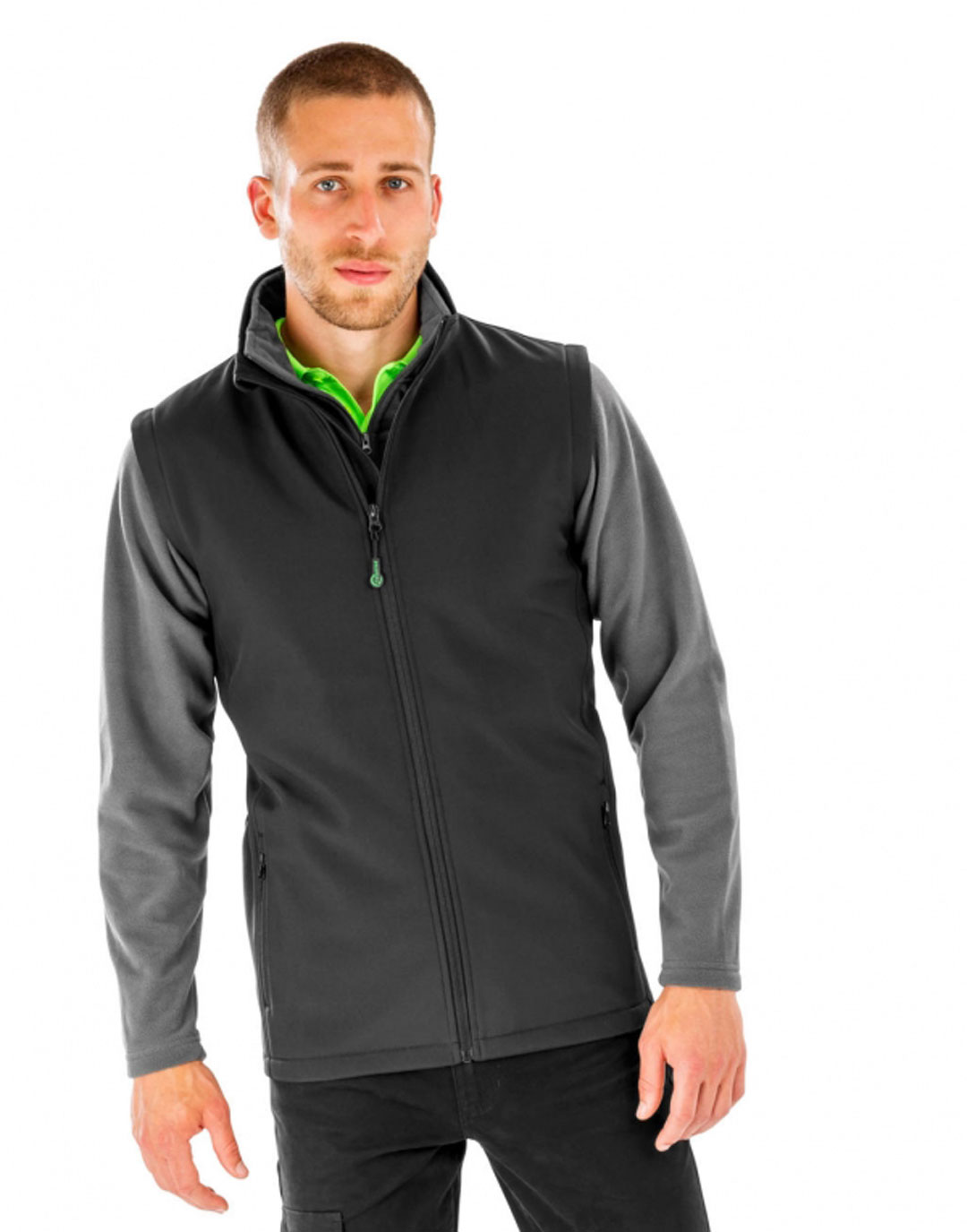 r902m_961_33__147440_l Mens Recycled 2-Layer Printable Softshell Bodywarmer Result R902M