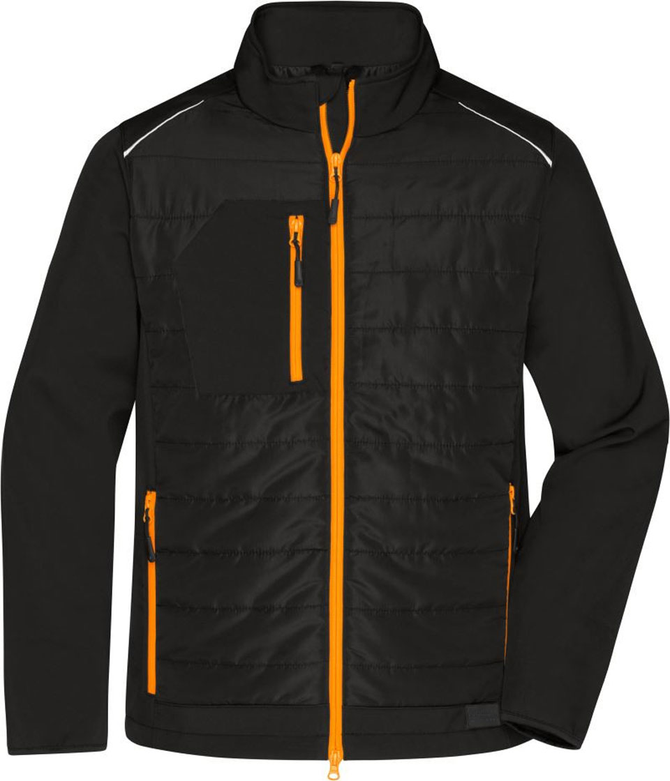 JN1820-black-neonorange black/ neon orange