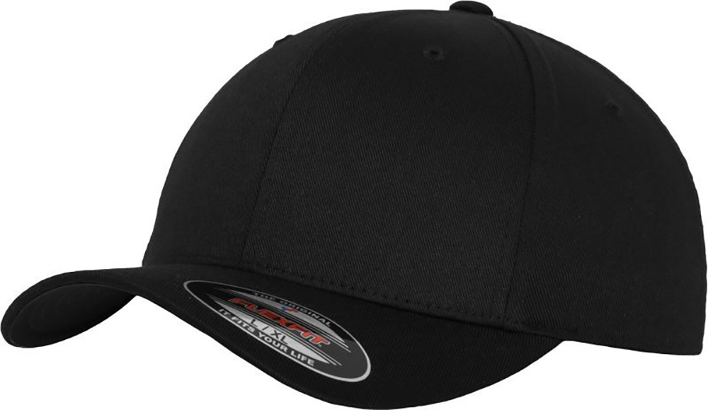 6277-black-black1 Flexfit Wooly Combed Twill 6277 black-black