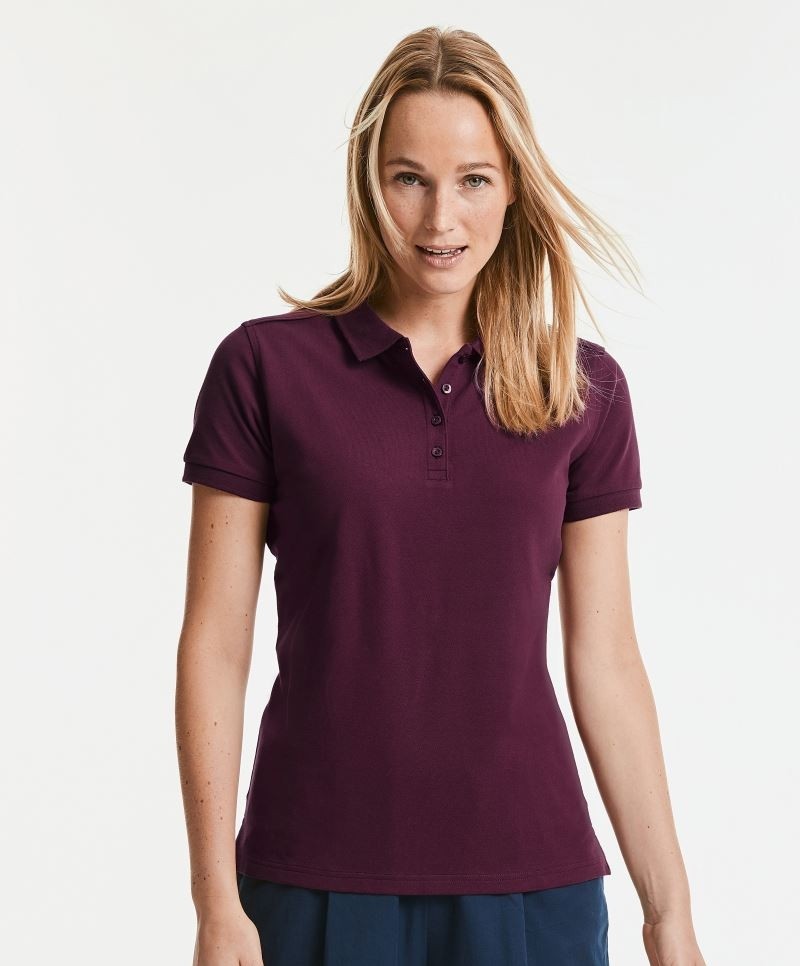 Ru567F-foto Ladies´ Tailored Stretch Polo Retourner Russell 567F