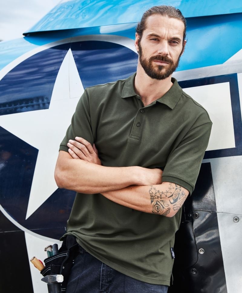JN1806-foto Men's Bio Stretch Polo Work JN1806
