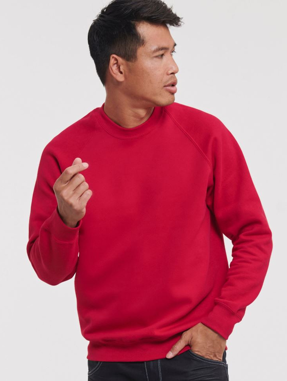 762M-DET1 Raglan Sweatshirt Russell 762M