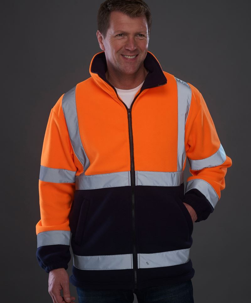 Hi-Vis Fleece Jacket YOKO HVK08 Hi-Vis Fleece Jacket YOKO HVK08