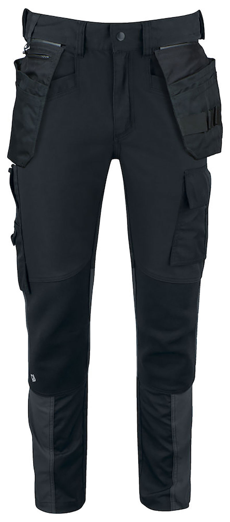 5550-schwarz ProJob 5550 Full Stretch Arbeitshose mit Knieverstärkungen Moderner Schnitt (Slim Fit)