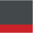 dark grey / red