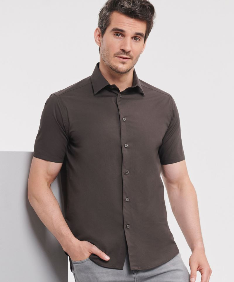 Russell 947M Stretch Hemd kurzarm figurbetont Russell 947M Stretch Hemd kurzarm figurbetont