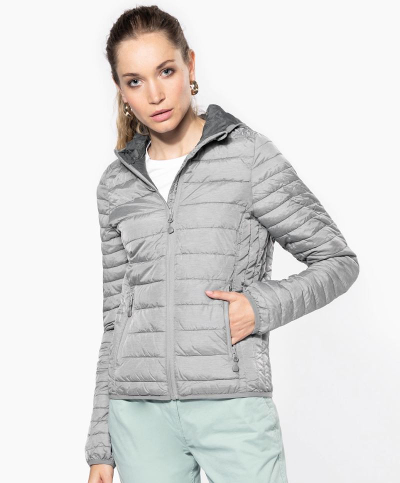 Leichte Damen Kapuzen Steppjacke Kariban K6111 Leichte Damen Kapuzen Steppjacke Kariban K6111