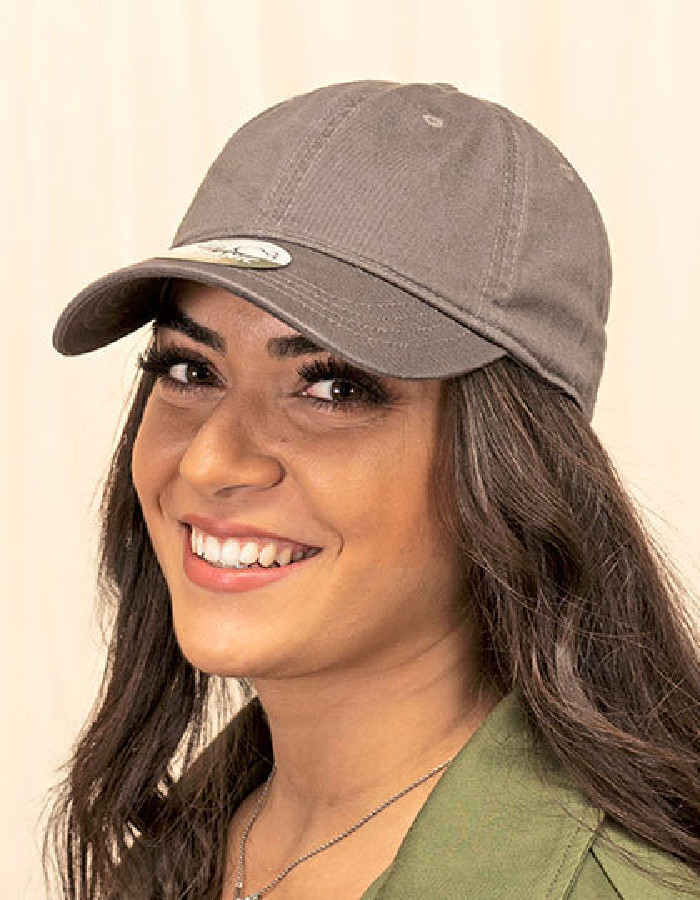 Organic Cotton Cap Unstructured Brain Waves BW7018 Organic Cotton Cap Unstructured Brain Waves BW7018