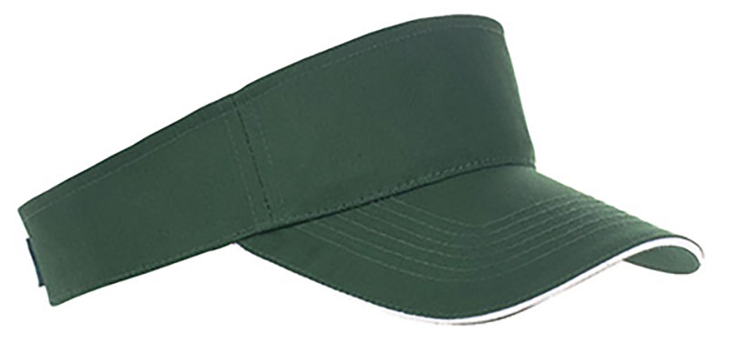 Visor-Ace-forestgreen-white forest green-white