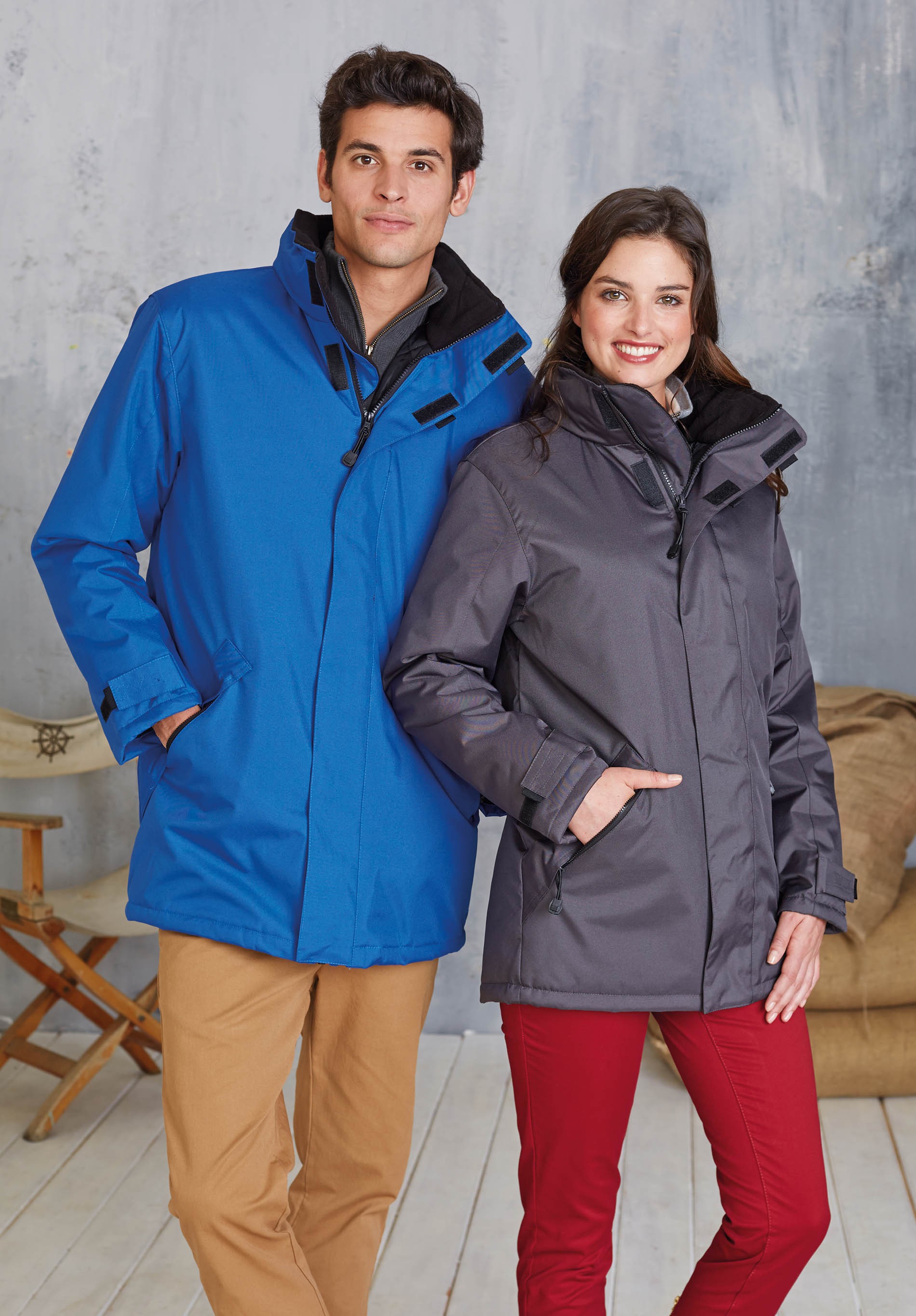 K677_2014 Kariban K677 Jacke Parka mit Steppfutter