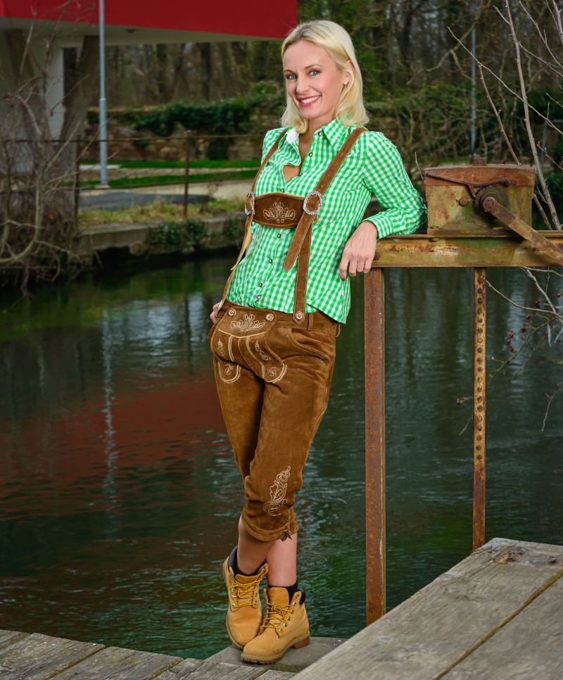 LederhosenDamen3207 Leather Trousers long / women 3207