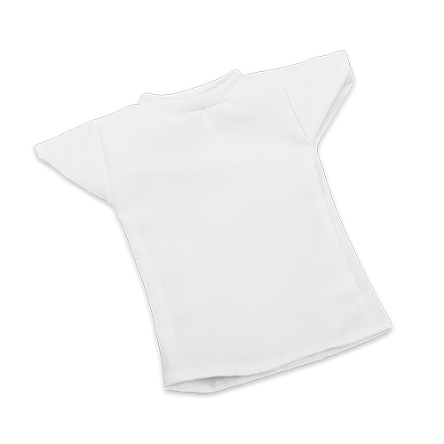 Mini T-Shirt weiss aus Polyester