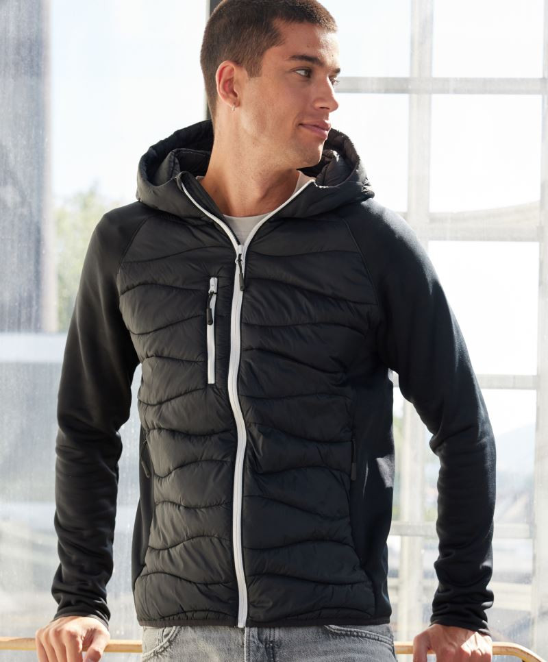 Herren Hybrid Jacke James & Nicholson JN1330 Herren Hybrid Jacke James & Nicholson JN1330