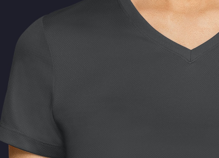 Hakro0187-Damen-V-T-Shirt-Coolmax-DET