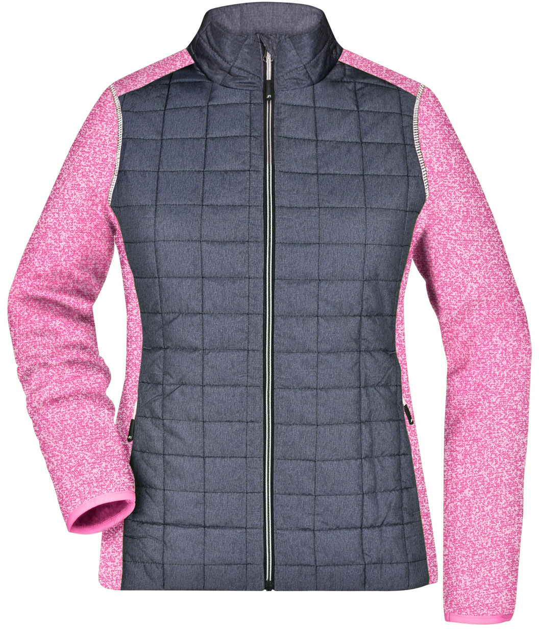 JN741-pink-anthracite pink melange / anthracite melange