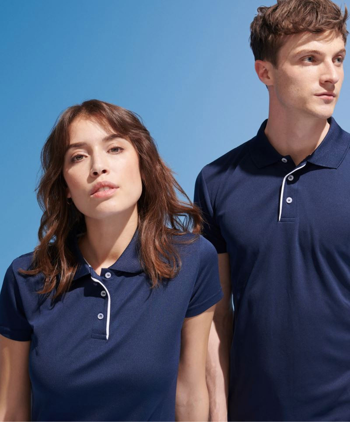 1198-Model Women`s Sports Polo Shirt Performer Sol's 1198