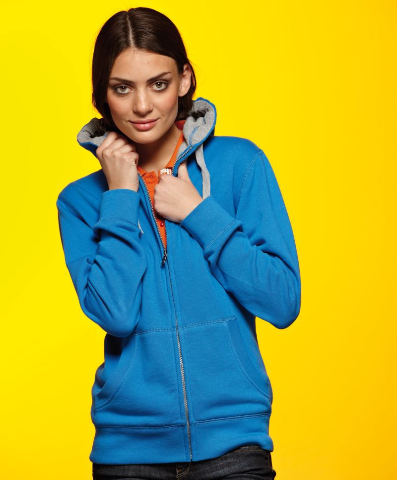 Ladies' Lifestyle Zip-Hoody JN962 Ladies' Lifestyle Zip-Hoody JN962