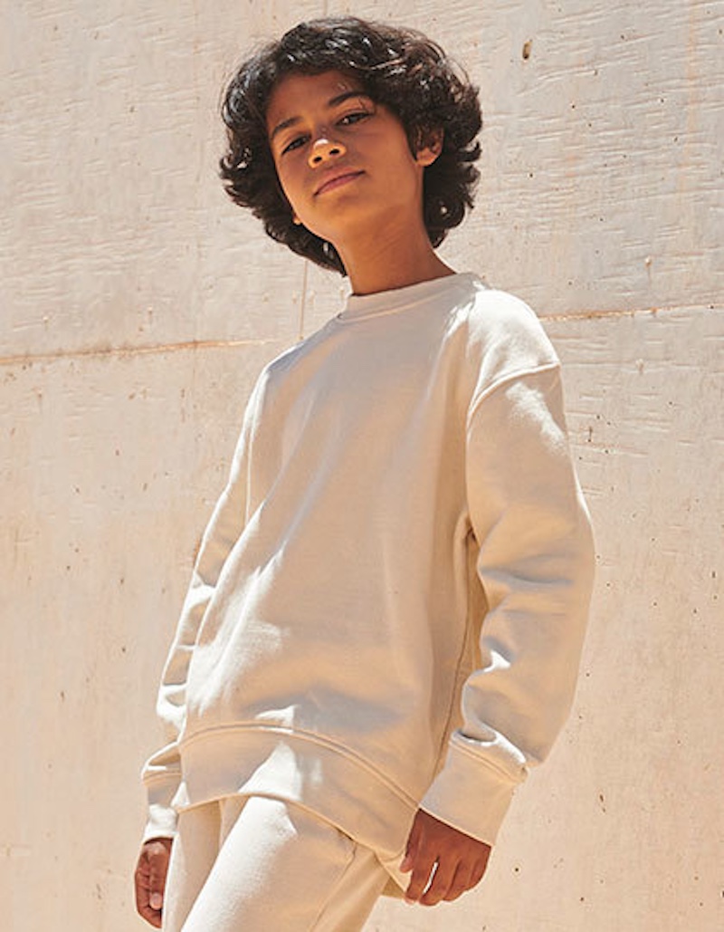Kids' Sustainable Fashion Curved Hem Sweat Skinnifit SM530 Kids' Sustainable Fashion Curved Hem Sweat Skinnifit SM530