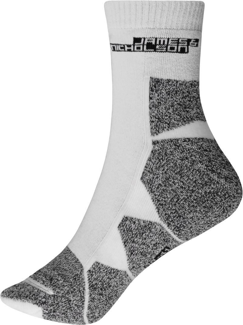 JN215-white1 Sport Socks white