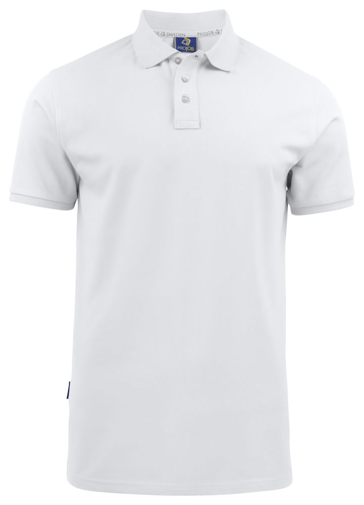 2021-white ProJob 2021 Kurzarm Polo aus Mischgewebe