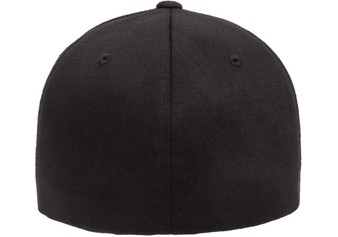 6277-black-hinten Flexfit Wooly Combed Twill 6277 hinten