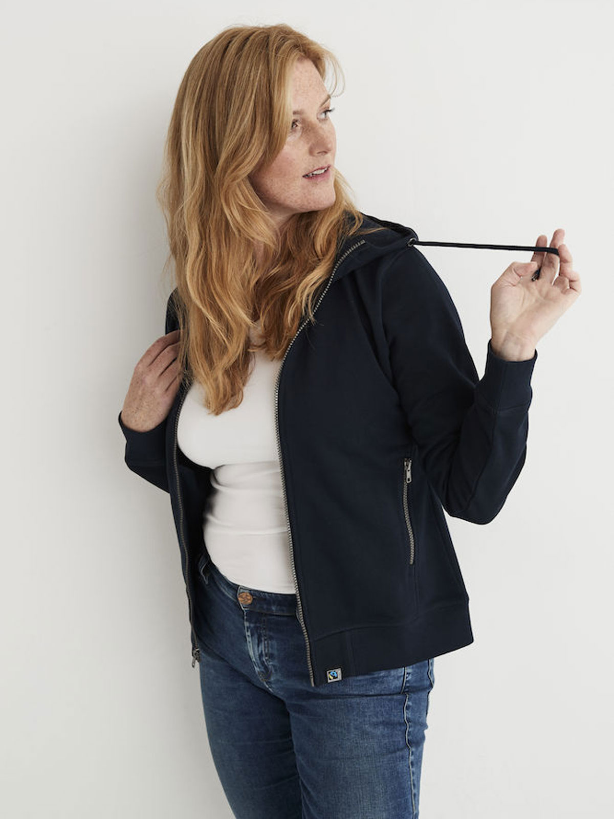 141509-DET French Terry FZ Hood Lady Cottover 141509