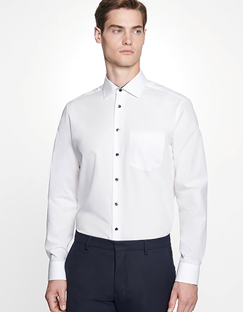 SN193690-Model Men´s Shirt Poplin Regular Fit Long Sleeve Seidensticker 193690