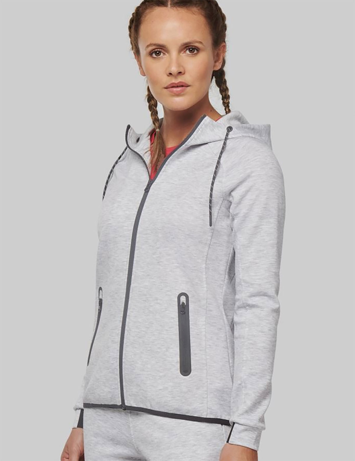 PA359-DET1 Ladies' Performance Hoodie Kariban ProAct PA359