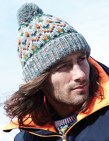 Blizzard Bobble Beanie Beechfield B458