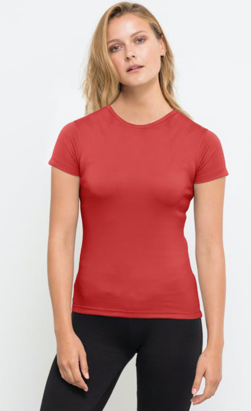 EA004F-Model1 Ambaro Recycled Women´s Sports Tee AWDis EA004F