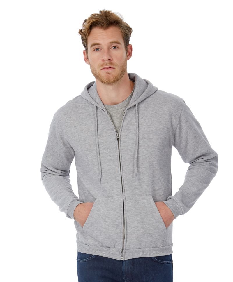 B-C205-foto Hooded Sweat Jacket B&C ID.205